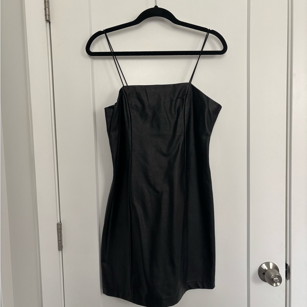 Black Leather Dress